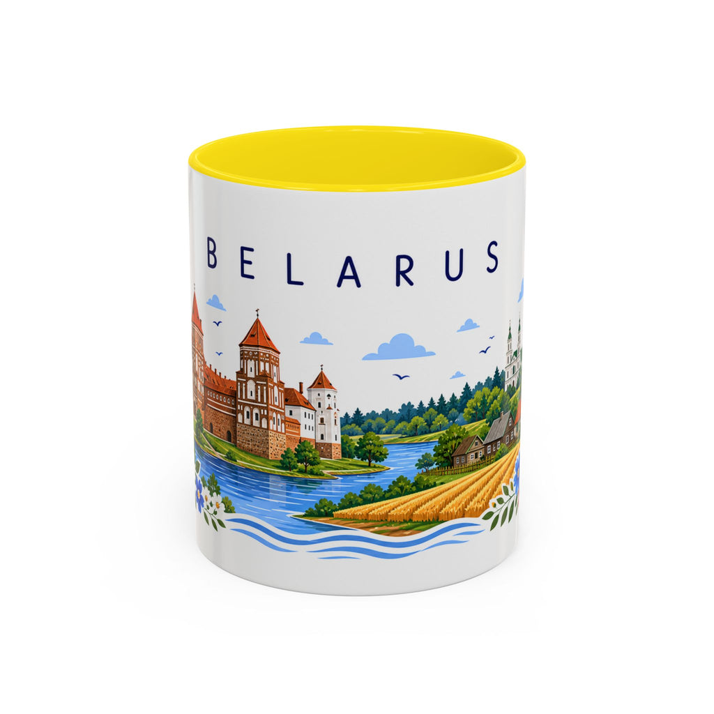 Belarus Coffee Mug | Travel Souvenir Accent Mug | Place Gift Ceramic Cup 11oz 15oz