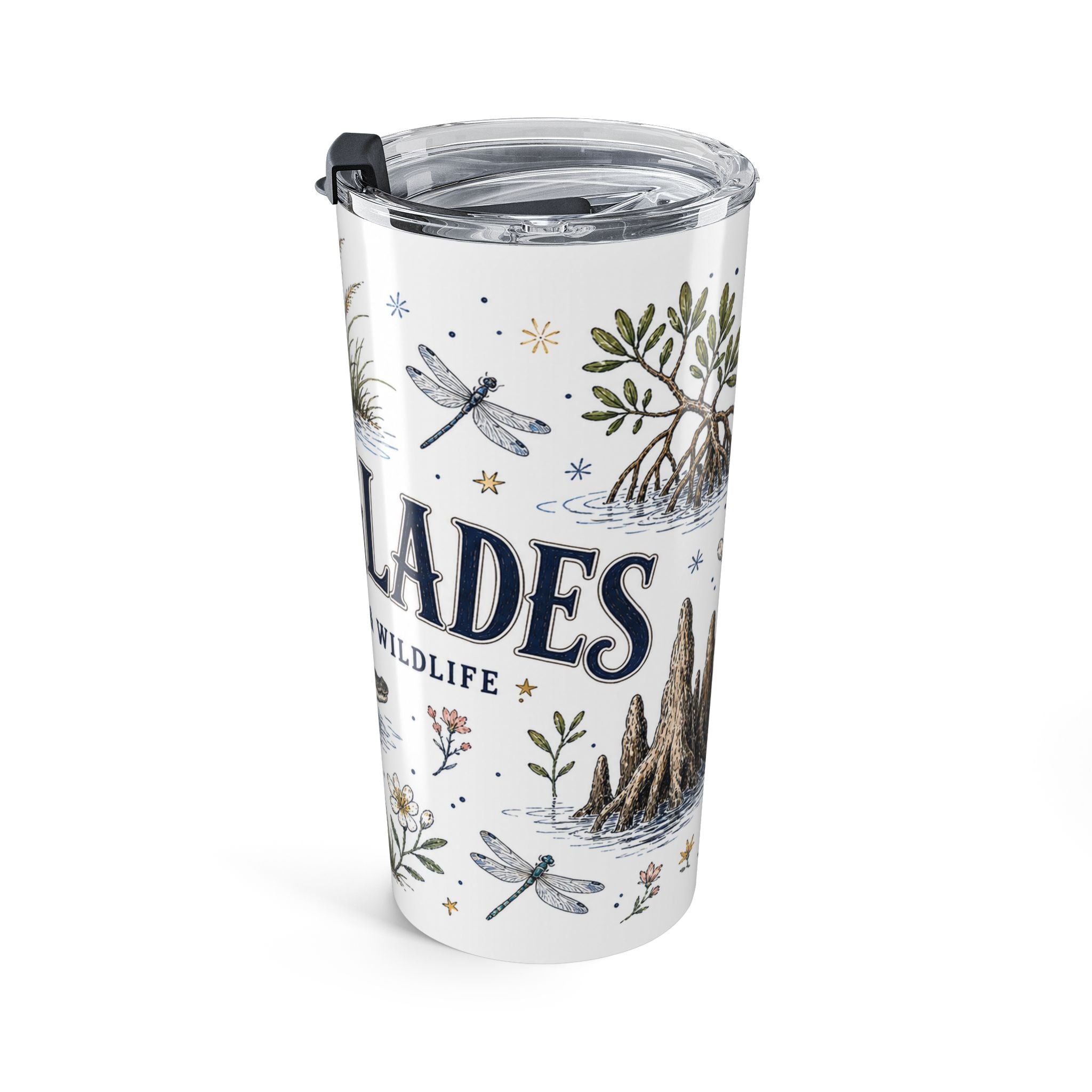 Everglades National Park 20oz Tumbler | Florida Wetlands Wildlife Kayak Gift | Insulated Stainless Steel Travel Cup