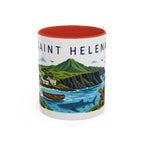 Saint Helena Coffee Mug | Travel Souvenir Accent Mug | Country Gift Ceramic Cup 11oz 15oz