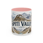 Spiti Valley Mug, India Travel Souvenir, Bucket List Gift, Accent Ceramic Coffee Mug 11oz 15oz