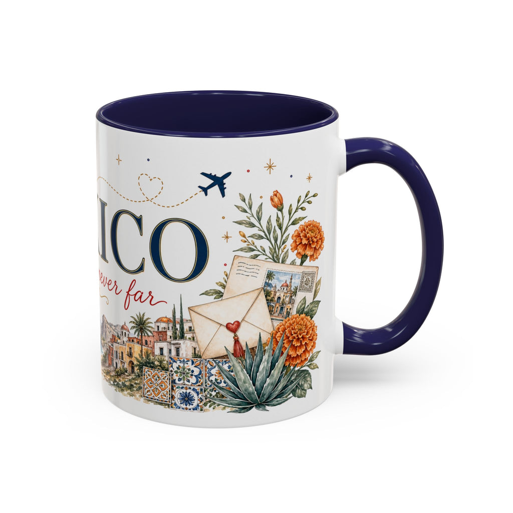 Mexico Home Country Mug | Moving Away Gift | Long Distance Friendship | 11 oz 15 oz Accent Mug