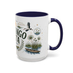 Okavango Delta Coffee Mug | Travel Destination Souvenir Gift | Accent Color Ceramic 11oz 15oz