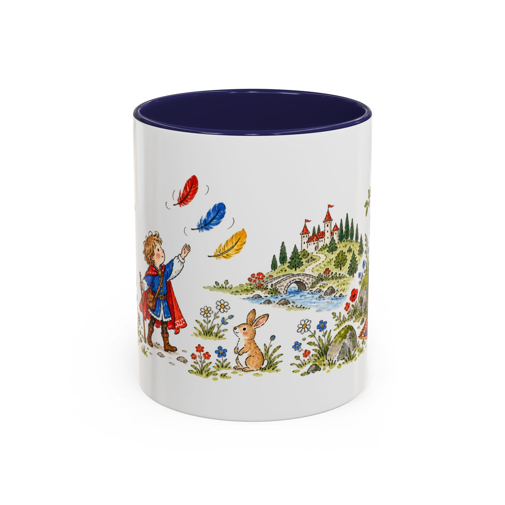 The Three Feathers Mug | Storybook Fairy Tale Accent Coffee Mug | EveryLegend