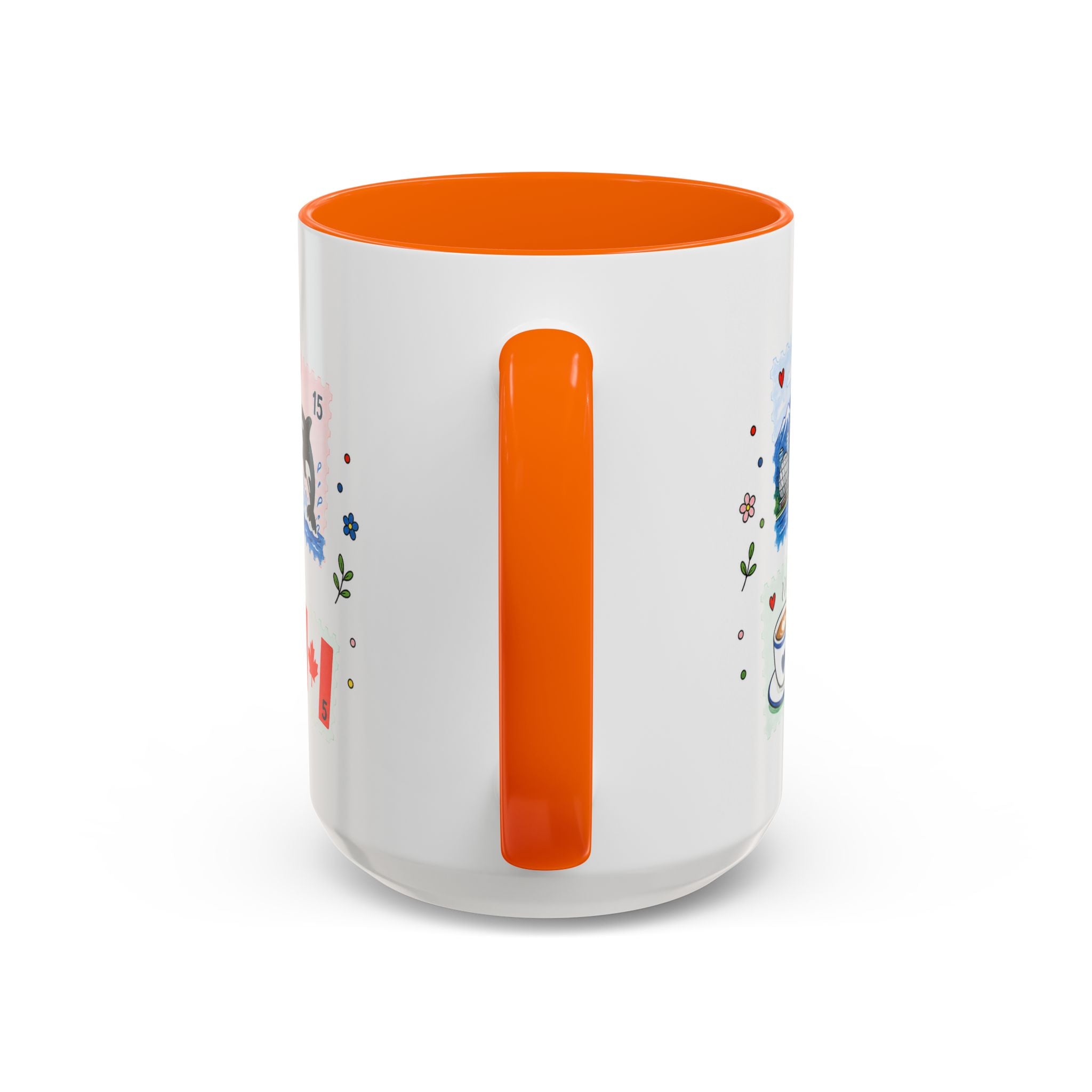 Vancouver Coffee Mug | Postage Stamp Collage Mug | Travel Souvenir Accent Cup 11oz 15oz