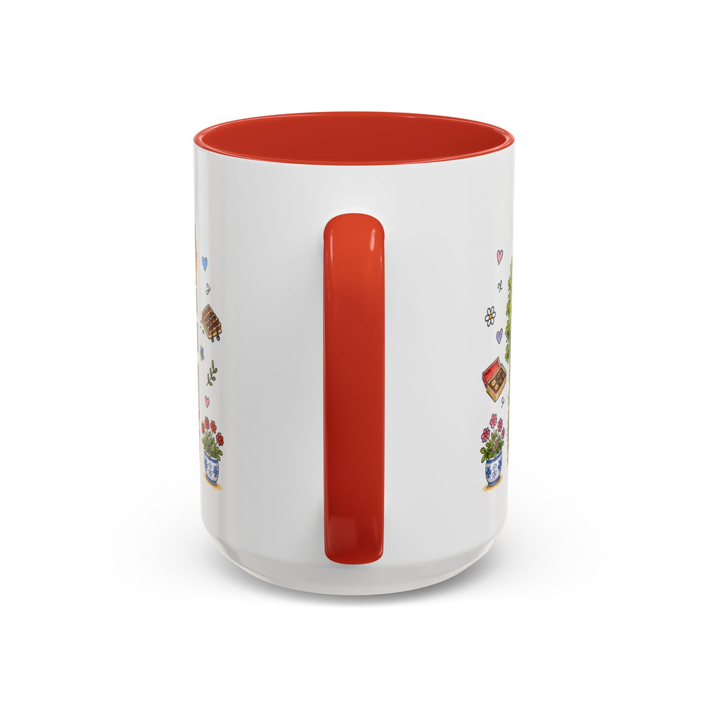 Bruges Illustrated Travel Mug | Belgium Souvenir Accent Coffee Mug | 11oz 15oz Ceramic Cup
