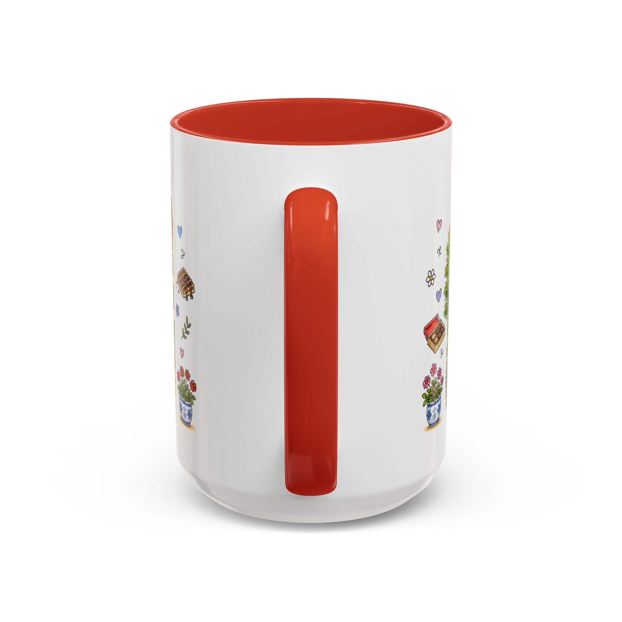 Bruges Illustrated Travel Mug | Belgium Souvenir Accent Coffee Mug | 11oz 15oz Ceramic Cup