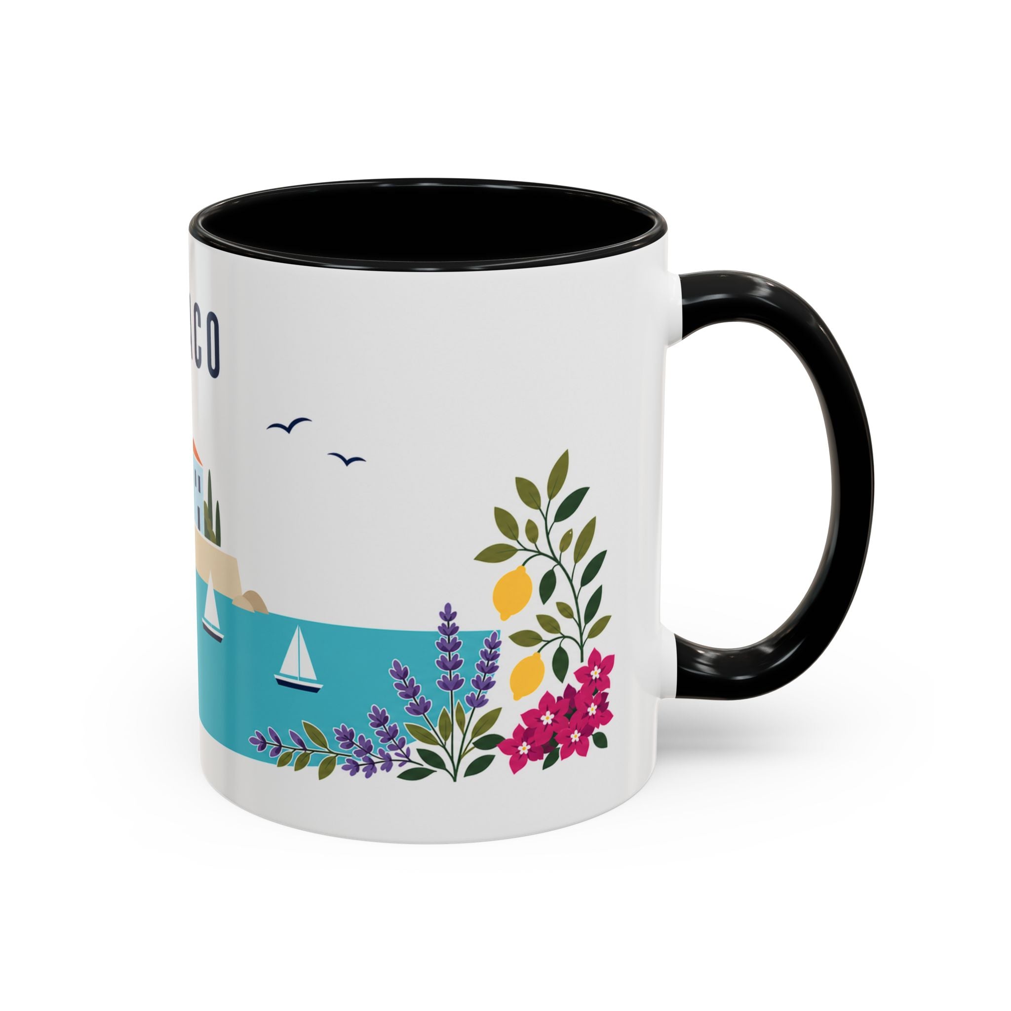 Monaco Coffee Mug | Travel Souvenir Accent Mug | Country Gift Ceramic Cup 11oz 15oz