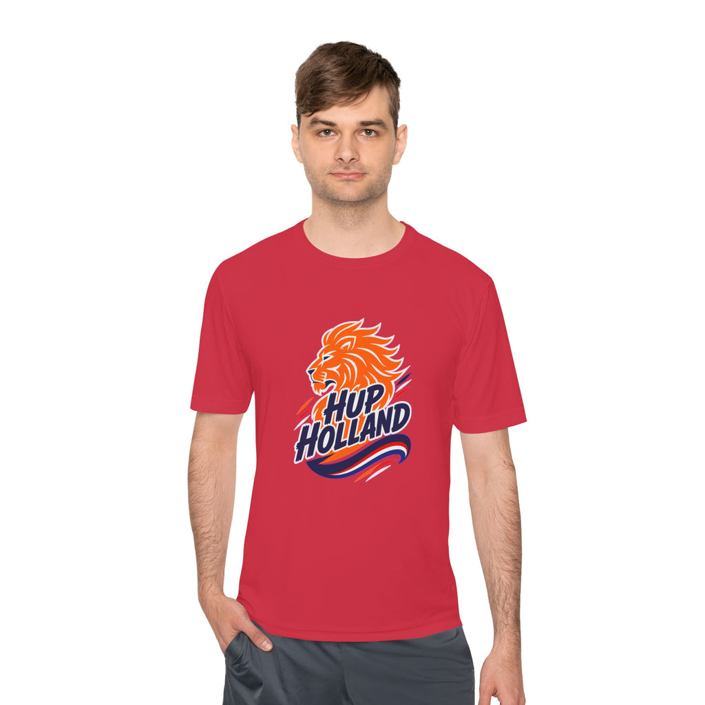 Hup Holland Netherlands Soccer Fan Shirt, Moisture Wicking Sport Tee