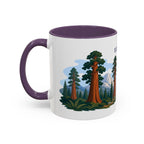 Sequoia National Park Coffee Mug | Solid Color Block Park Souvenir | 11oz 15oz Accent Mug