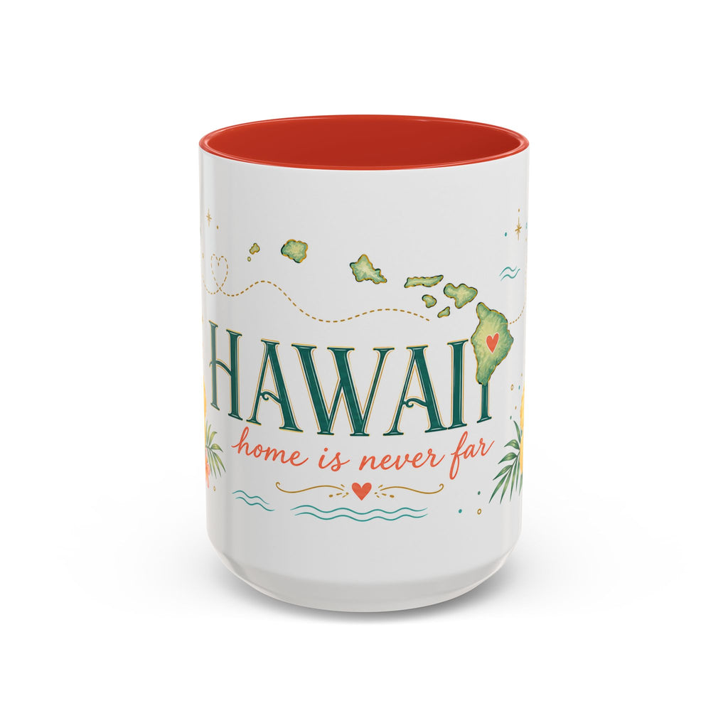 Hawaii State Map Mug | Moving Away Gift | Long Distance Friendship Coffee Cup
