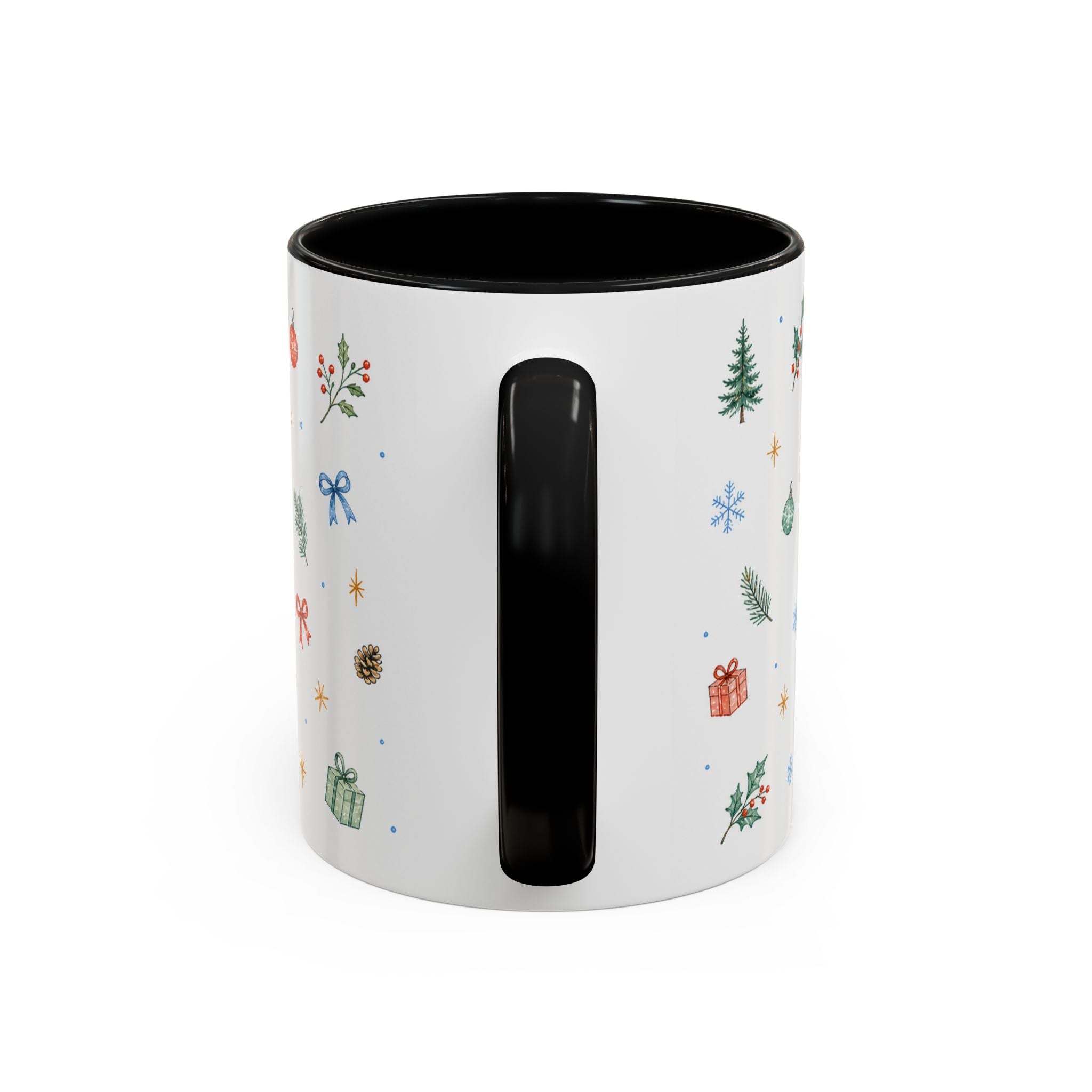 Ireland Christmas Mug | Watercolor Travel Souvenir | Holiday Gift | Accent Ceramic Coffee Cup 11oz 15oz