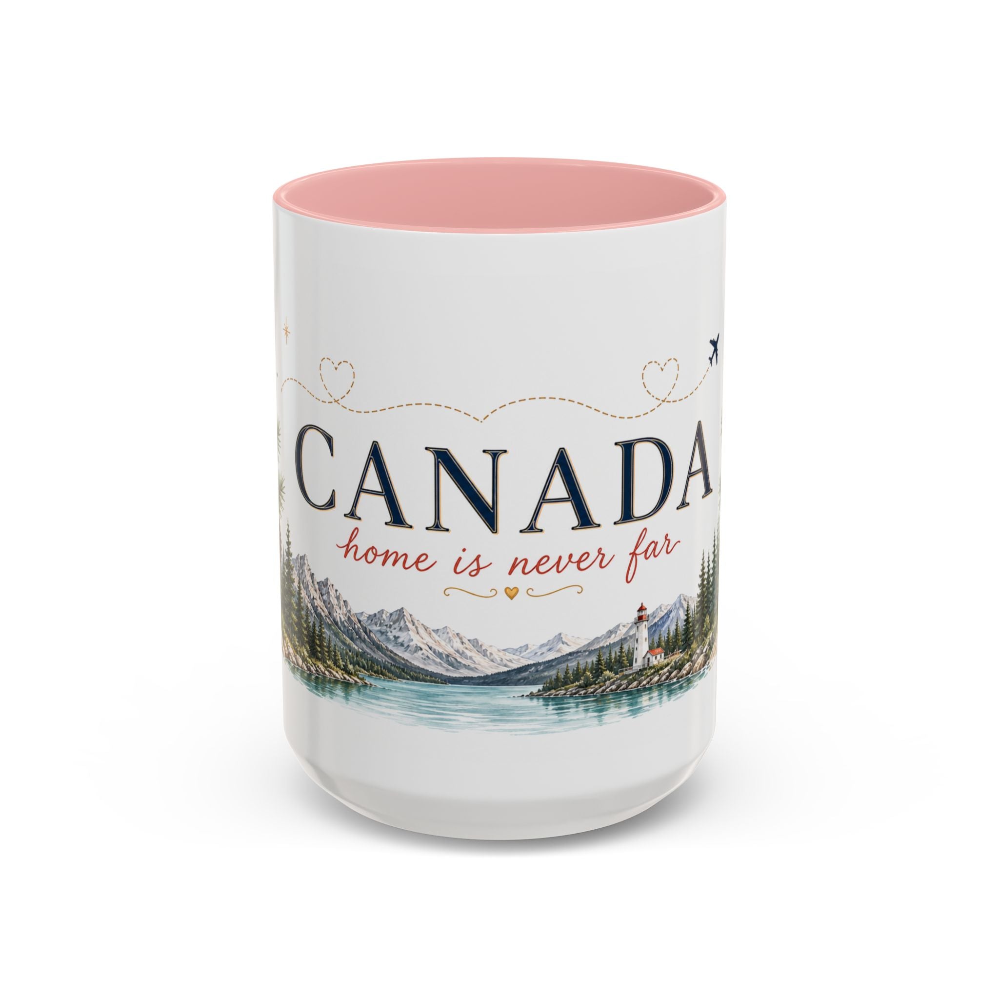 Canada Home Country Mug | Moving Away Gift | Long Distance Friendship | 11 oz 15 oz Accent Mug