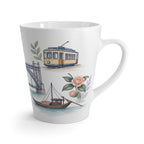 Porto Latte Mug | Watercolor City Travel Mug | 12 oz Ceramic Souvenir Gift