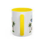 Tampa Illustrated Travel Mug | City Souvenir Accent Coffee Mug | 11oz 15oz Ceramic Cup