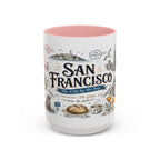 San Francisco Coffee Mug | California Souvenir Travel Gift | Accent Color Ceramic 11oz 15oz