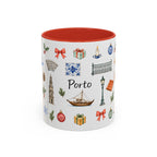 Porto Christmas Mug | Watercolor City Souvenir, Travel Gift (11oz/15oz)