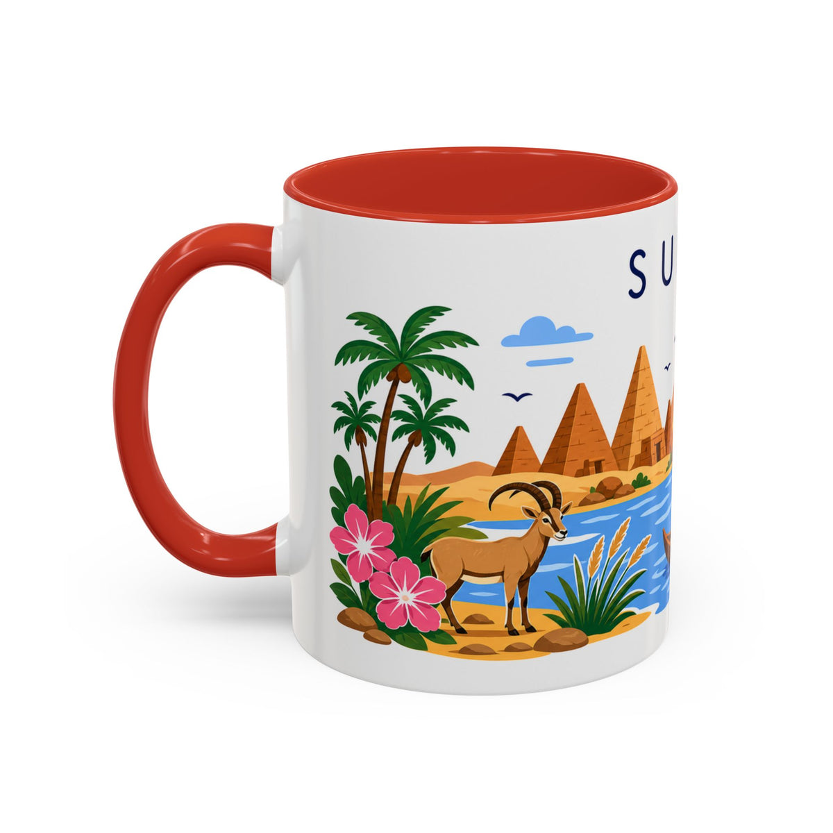 Sudan Home Country Mug | Moving Away Gift | Long Distance Friendship | 11 oz 15 oz Accent Mug
