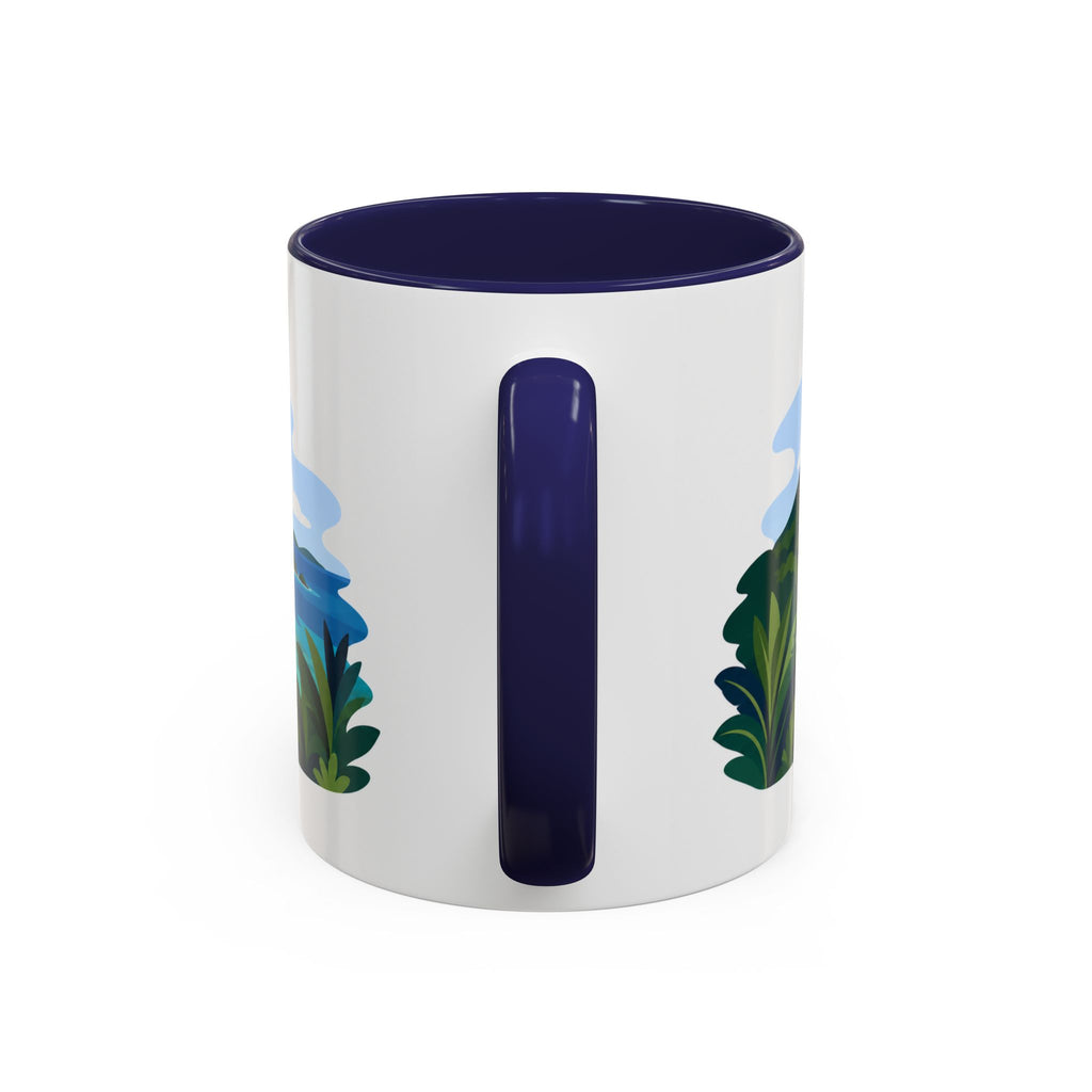 Virgin Islands National Park Coffee Mug | Solid Color Block Park Souvenir | 11oz 15oz Accent Mug