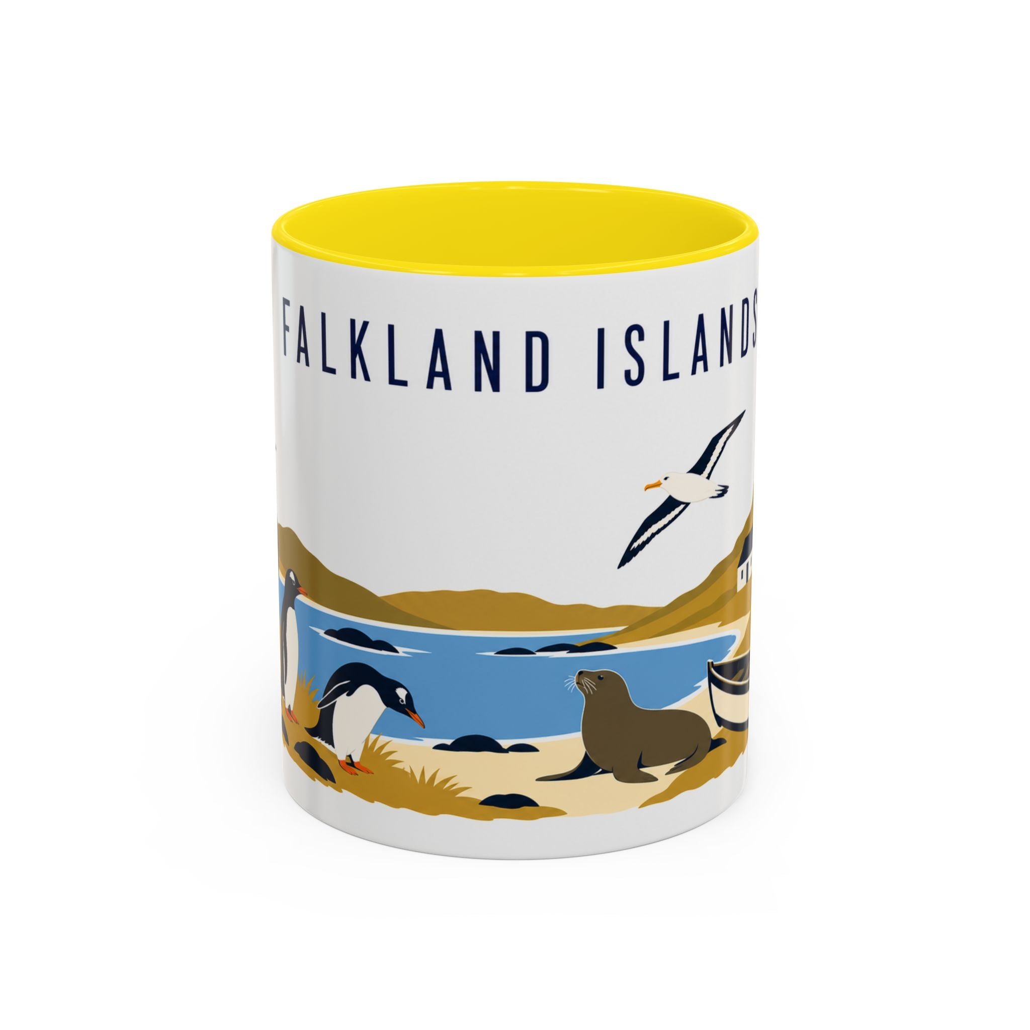 Falkland Islands Coffee Mug | Travel Souvenir Accent Mug | Country Gift Ceramic Cup 11oz 15oz