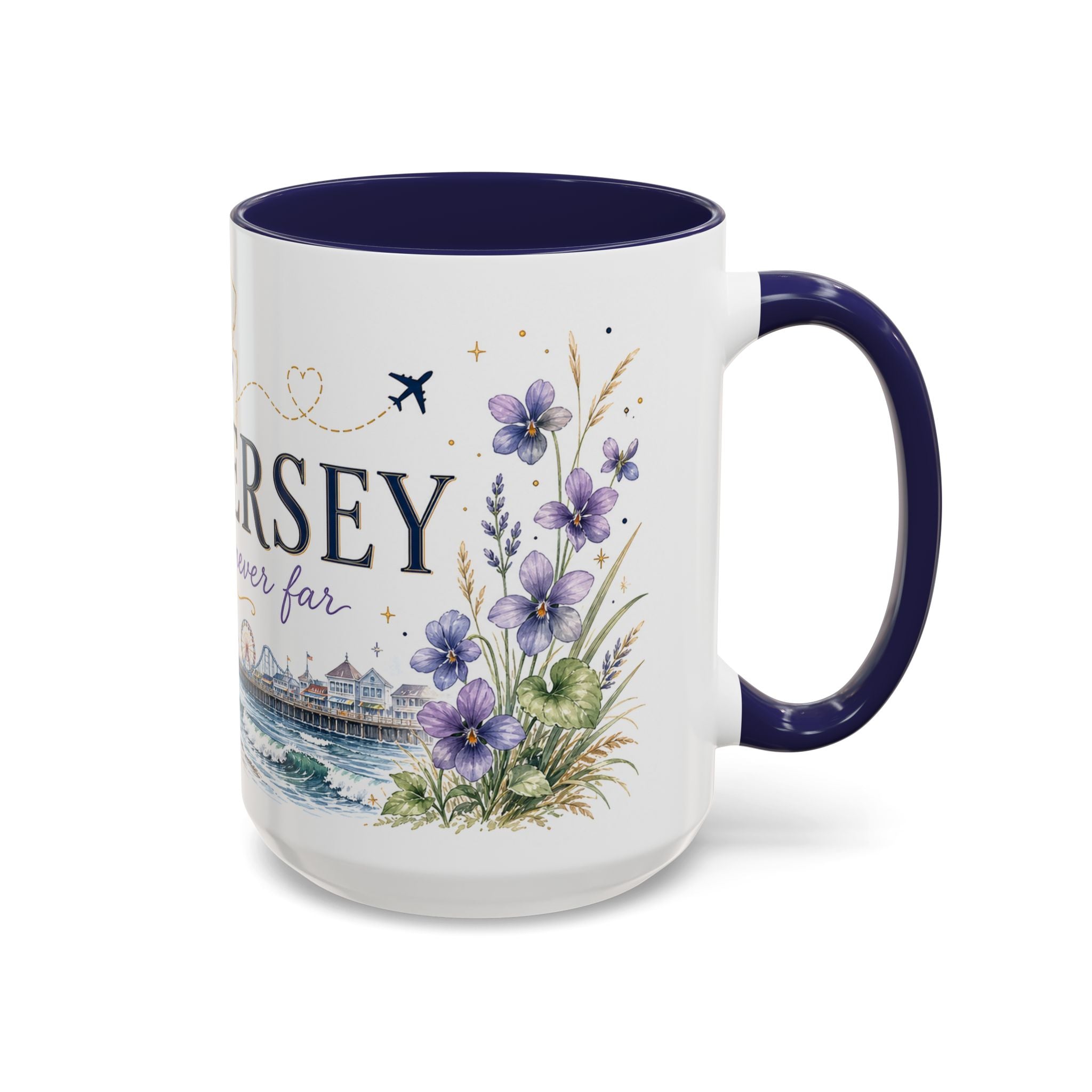 New Jersey Home State Mug | Moving Away Gift | Long Distance Friendship Coffee Cup | 11oz 15oz Accent Mug