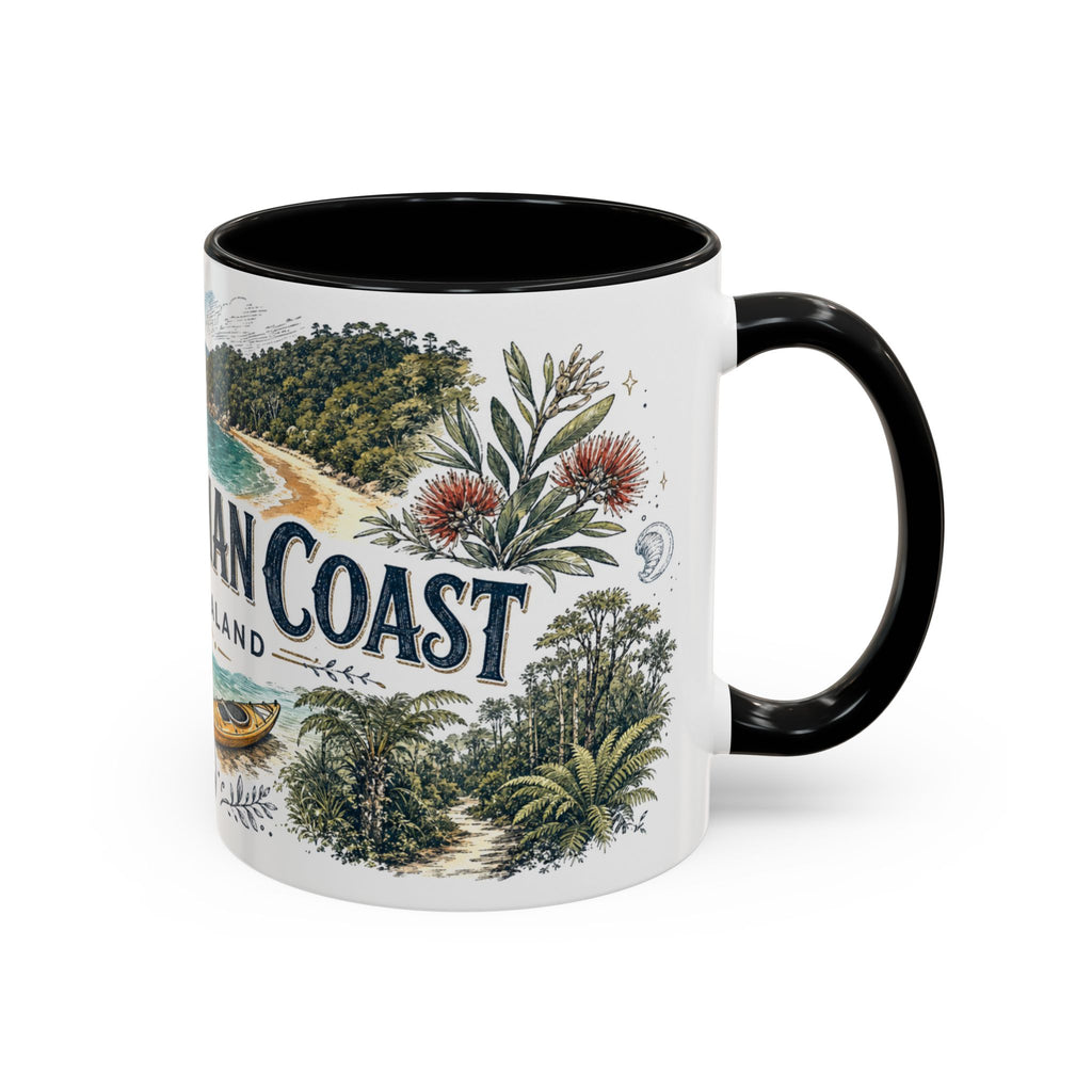 Abel Tasman Coast Mug, New Zealand Travel Souvenir, Bucket List Gift, Accent Ceramic Coffee Mug 11oz 15oz