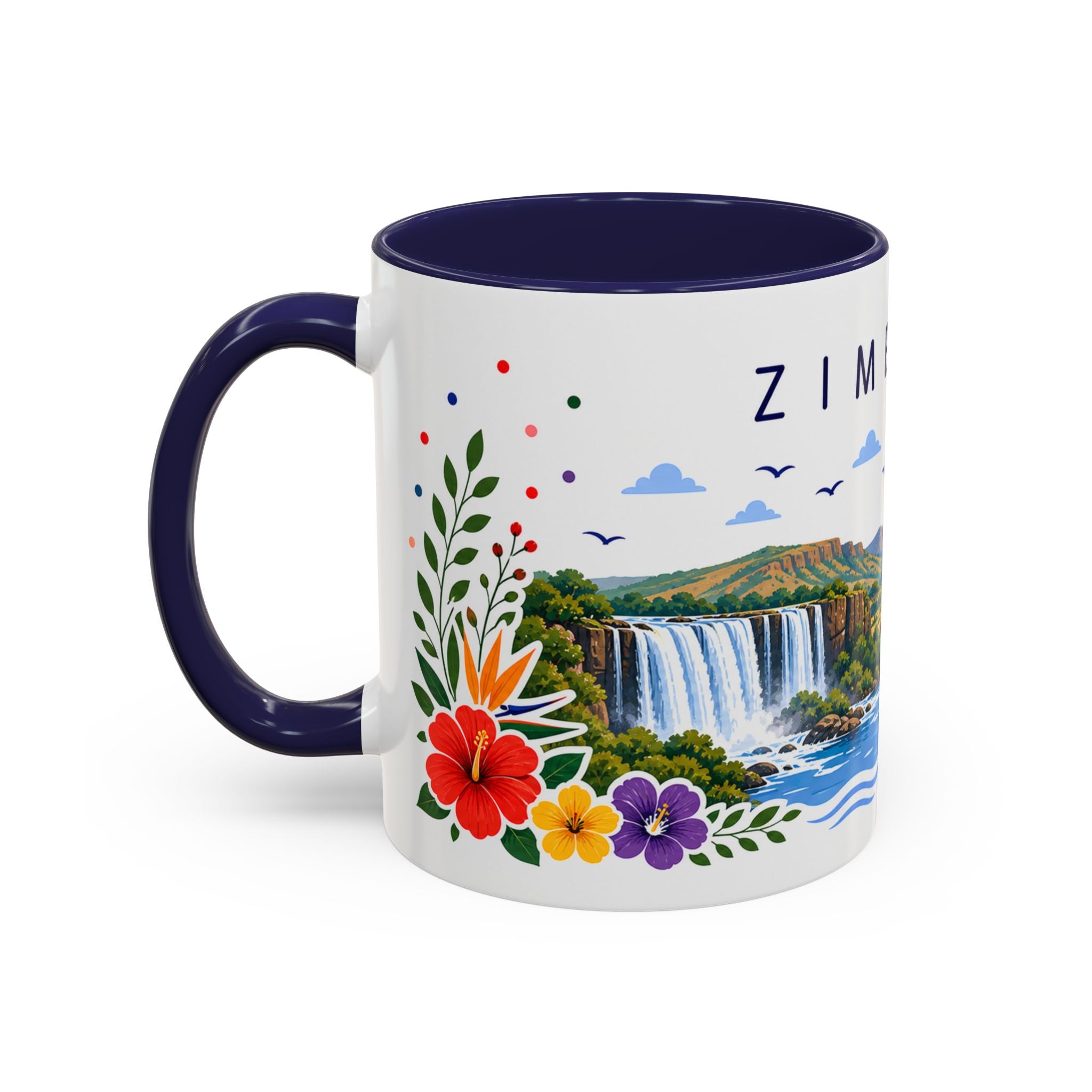 Zimbabwe Coffee Mug | Travel Souvenir Accent Mug | Place Gift Ceramic Cup 11oz 15oz