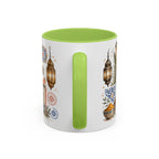 Marrakech Medina Coffee Mug | Travel Destination Souvenir Gift | Accent Color Ceramic 11oz 15oz