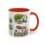 Seville Illustrated Travel Mug | City Souvenir Accent Coffee Mug | 11oz 15oz Ceramic Cup
