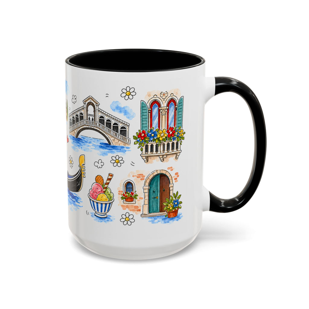 Venice Travel Mug | European City Souvenir Accent Coffee Mug | 11oz 15oz Ceramic Cup