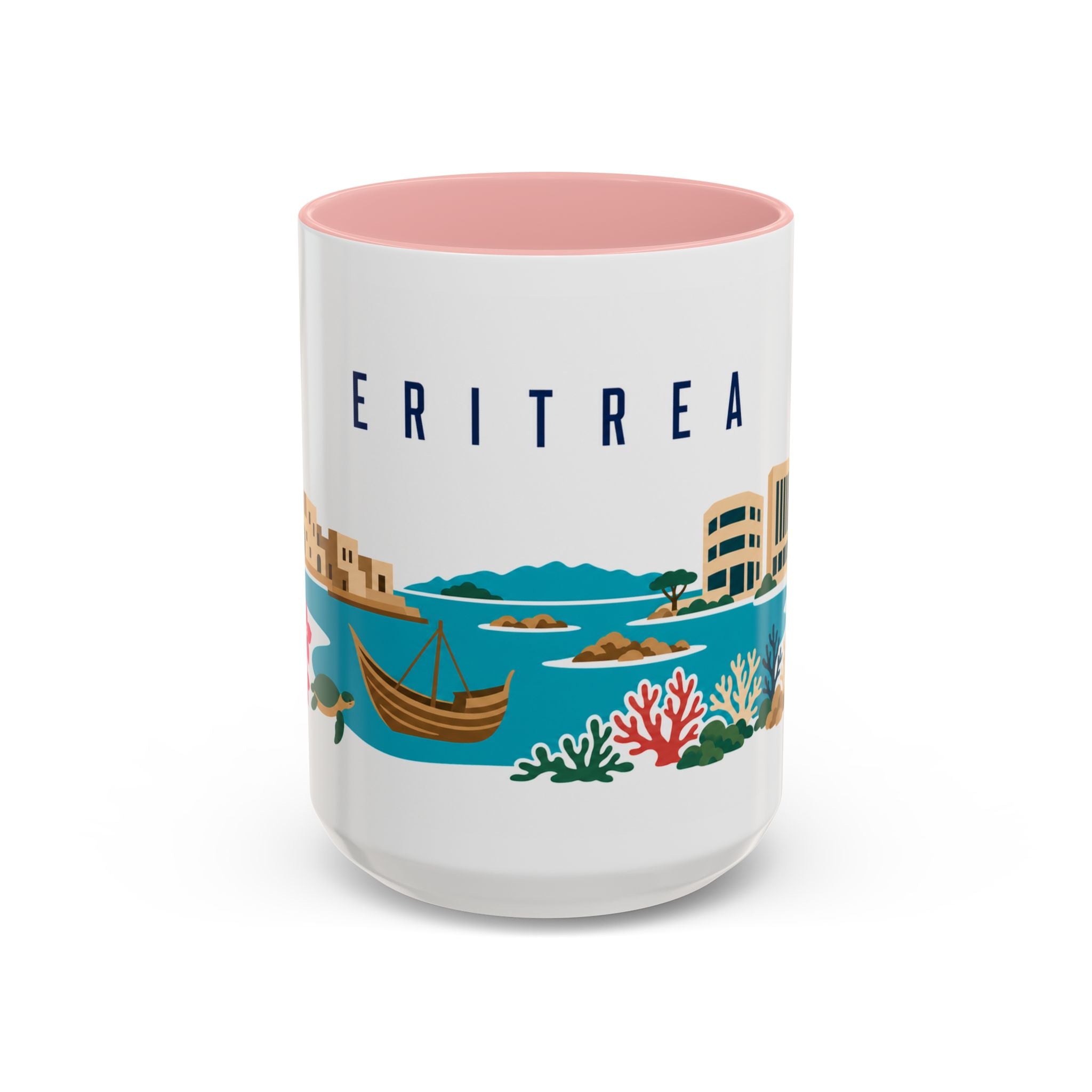 Eritrea Coffee Mug | Travel Souvenir Accent Mug | Country Gift Ceramic Cup 11oz 15oz