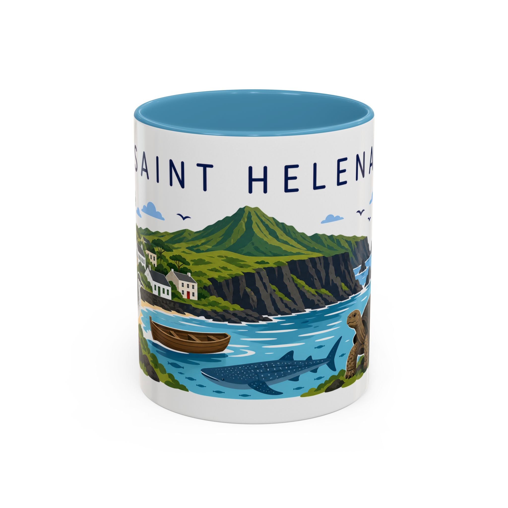 Saint Helena Coffee Mug | Travel Souvenir Accent Mug | Country Gift Ceramic Cup 11oz 15oz