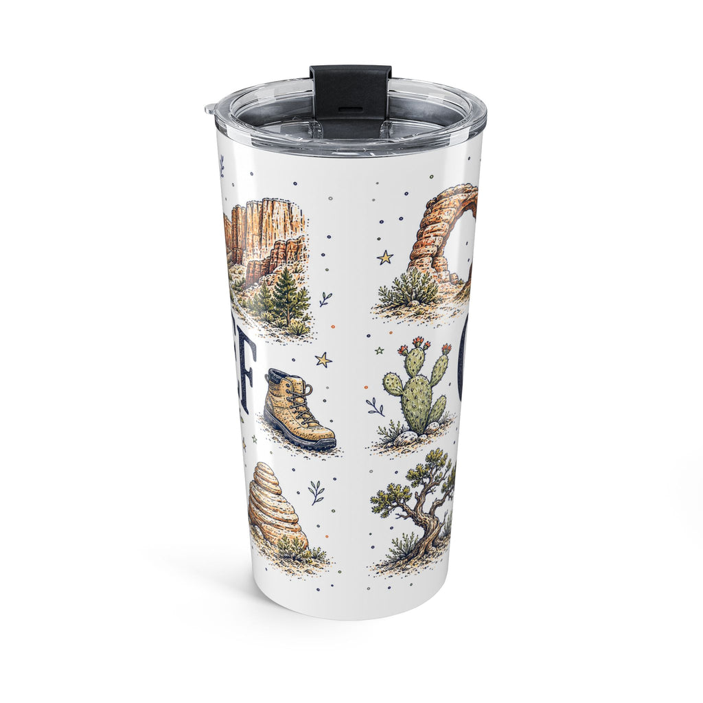 Capitol Reef National Park 20oz Tumbler | Utah Sandstone Canyon Hiking Gift | Insulated Stainless Steel Travel Cup