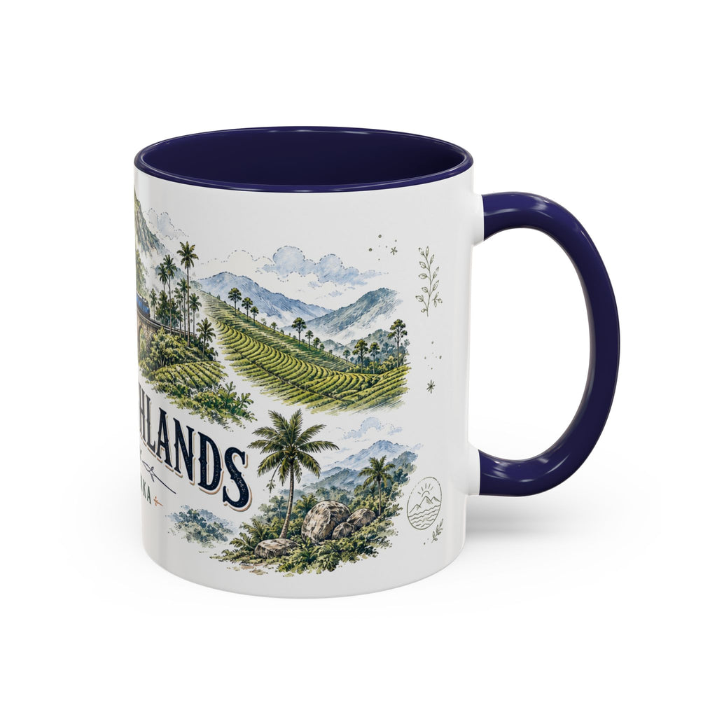 Ella Highlands Mug, Sri Lanka Travel Souvenir, Bucket List Gift, Accent Ceramic Coffee Mug 11oz 15oz