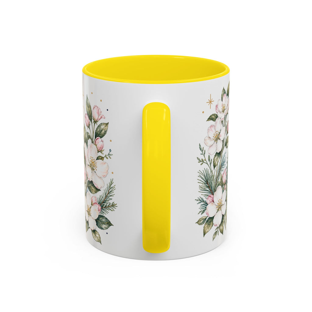 Michigan State Map Mug | Botanical Accents, Lakes Art | Homesick Gift
