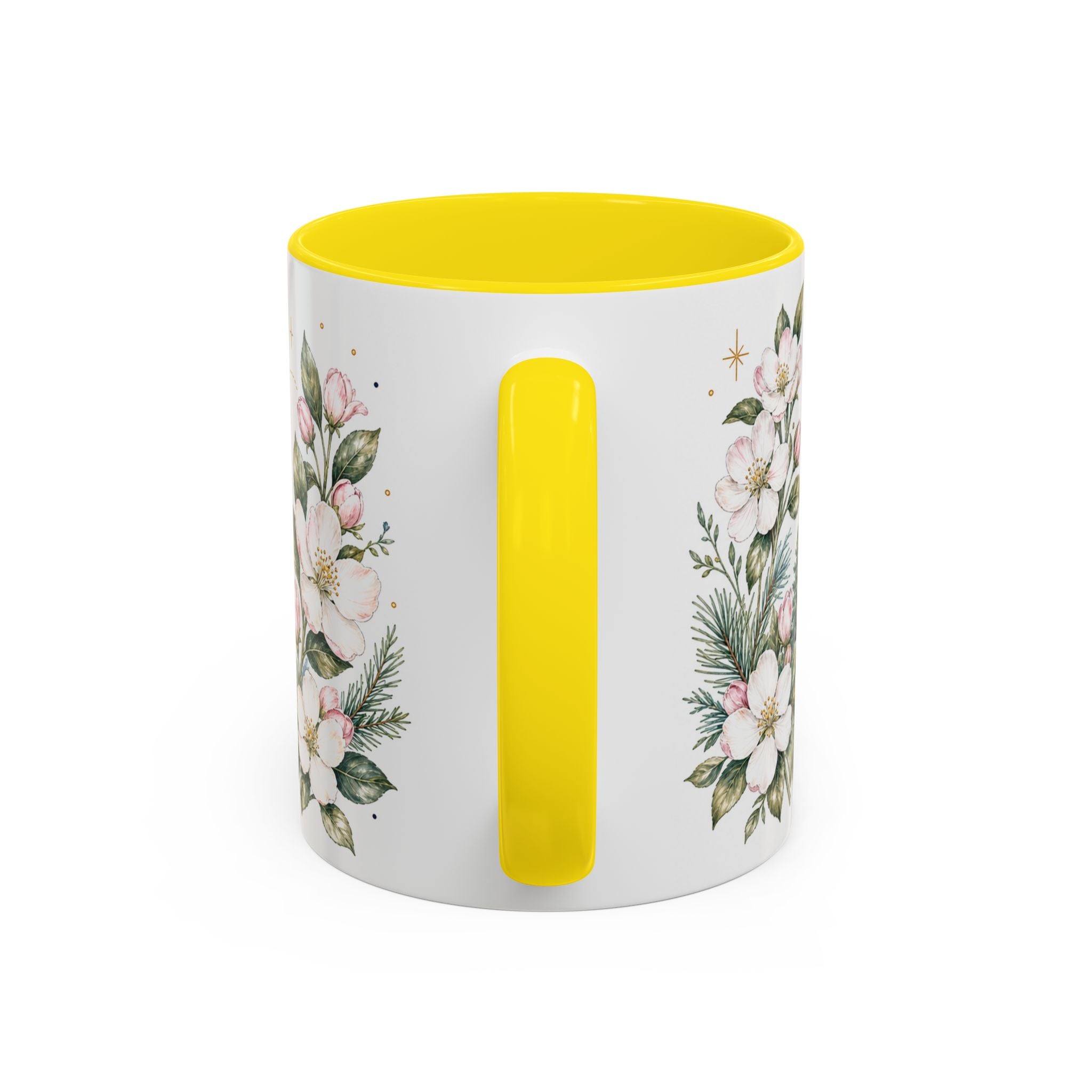 Michigan State Map Mug | Botanical Accents, Lakes Art | Homesick Gift