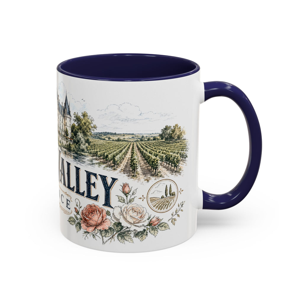 Loire Valley Mug, France Travel Souvenir, Bucket List Gift, Accent Ceramic Coffee Mug 11oz 15oz
