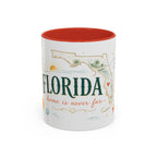 Florida State Mug | Moving Away, Homesick Gift | Long Distance Friendship Coffee Cup