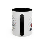 London Coffee Mug | England Souvenir Travel Gift | Accent Color Ceramic 11oz 15oz