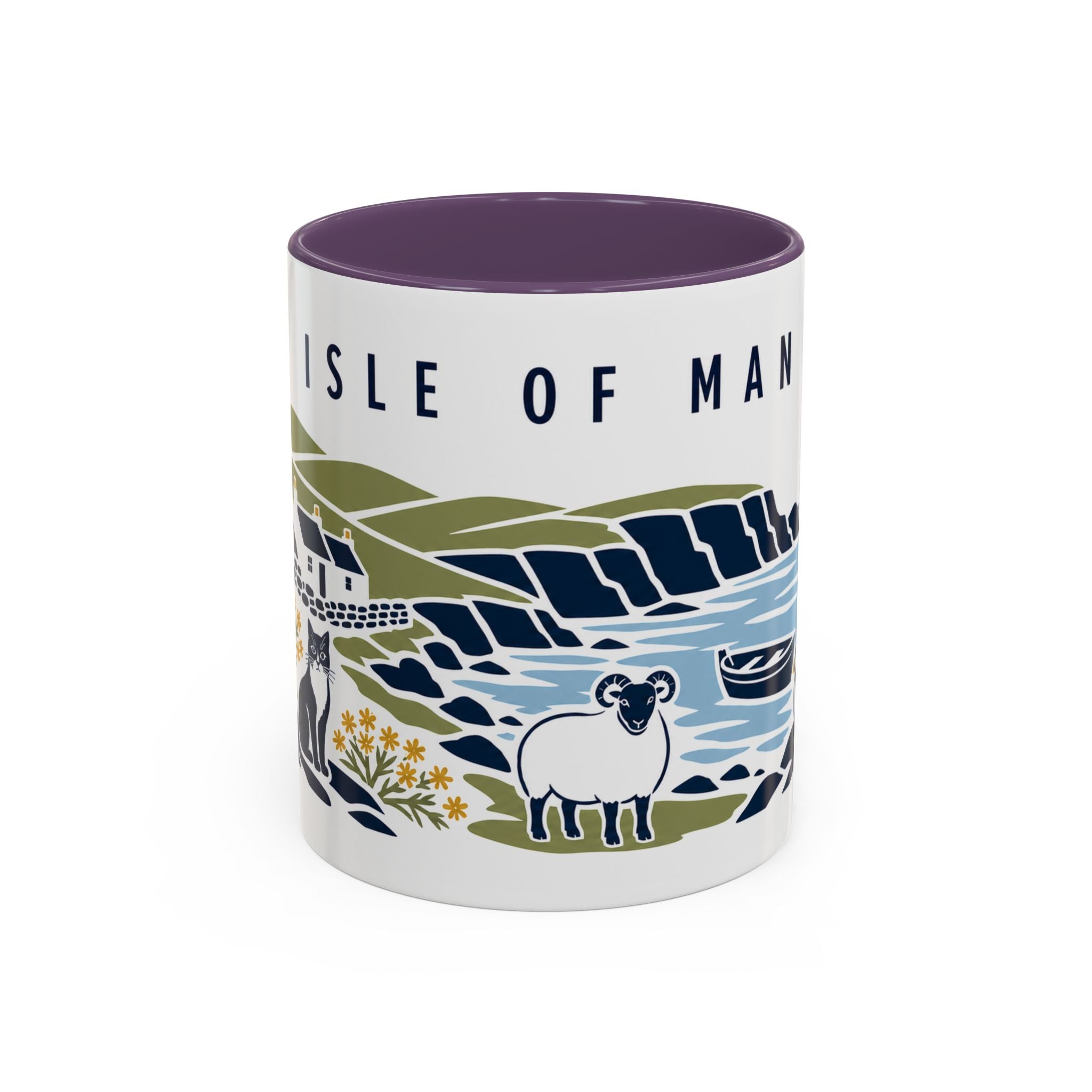 Isle of Man Coffee Mug | Travel Souvenir Accent Mug | Country Gift Ceramic Cup 11oz 15oz