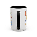 New Year Mug | Midnight Clock Toast Watercolor Celebration Gift | Accent Cup 11oz 15oz