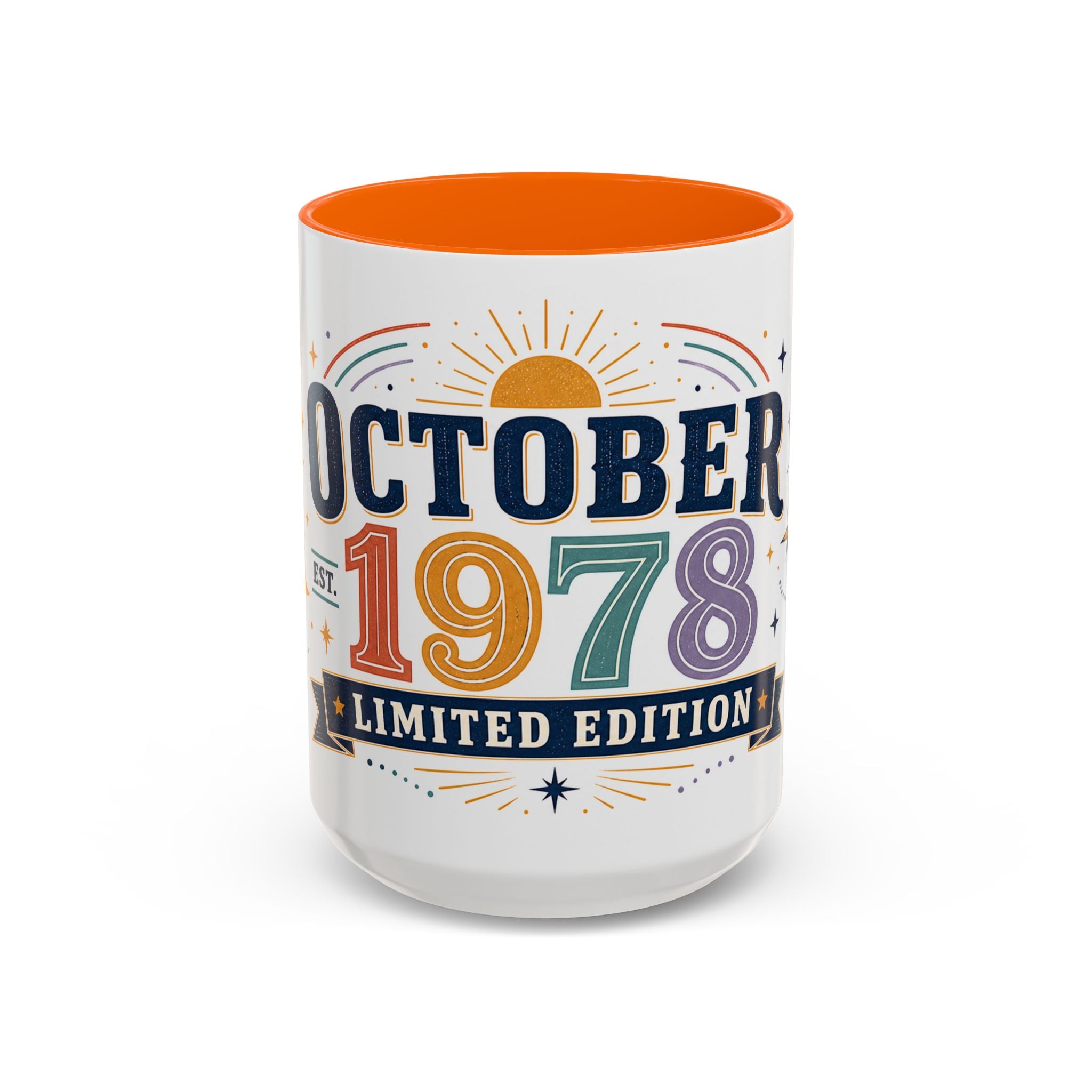 Custom Birthday Mug | Celestial Retro Design, Limited Edition (11oz or 15oz)