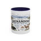 Shenandoah National Park Coffee Mug | Virginia Blue Ridge Hiking Autumn Gift | Accent Color Ceramic 11oz 15oz