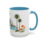 Los Angeles Coffee Mug | United States Travel Souvenir | Porcelain Decal City Gift | 11oz 15oz Accent Mug
