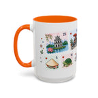 Hanoi Coffee Mug | Postage Stamp Collage Mug | Travel Souvenir Accent Cup 11oz 15oz