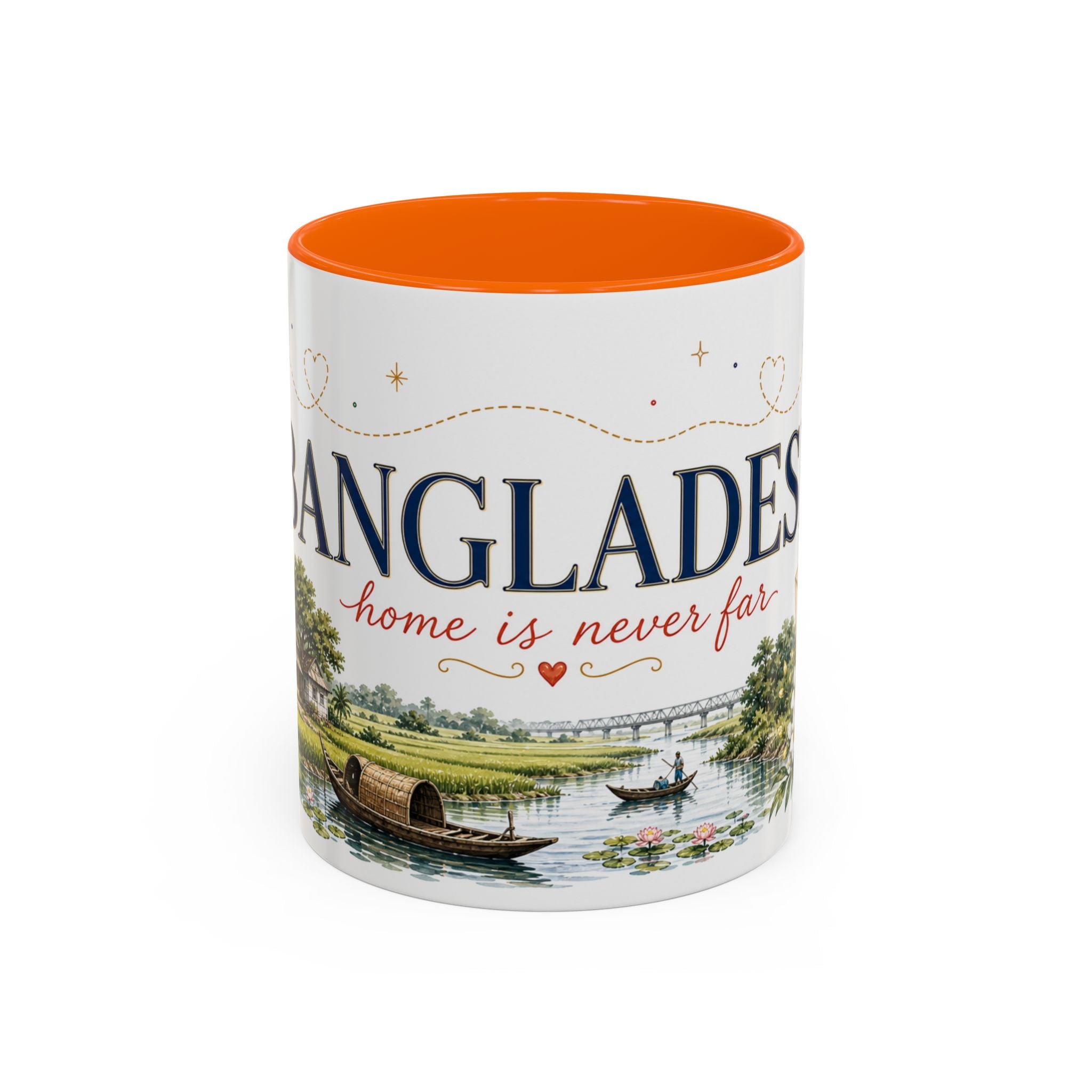 Bangladesh Home Country Mug | Moving Away Gift | Long Distance Friendship | 11 oz 15 oz Accent Mug