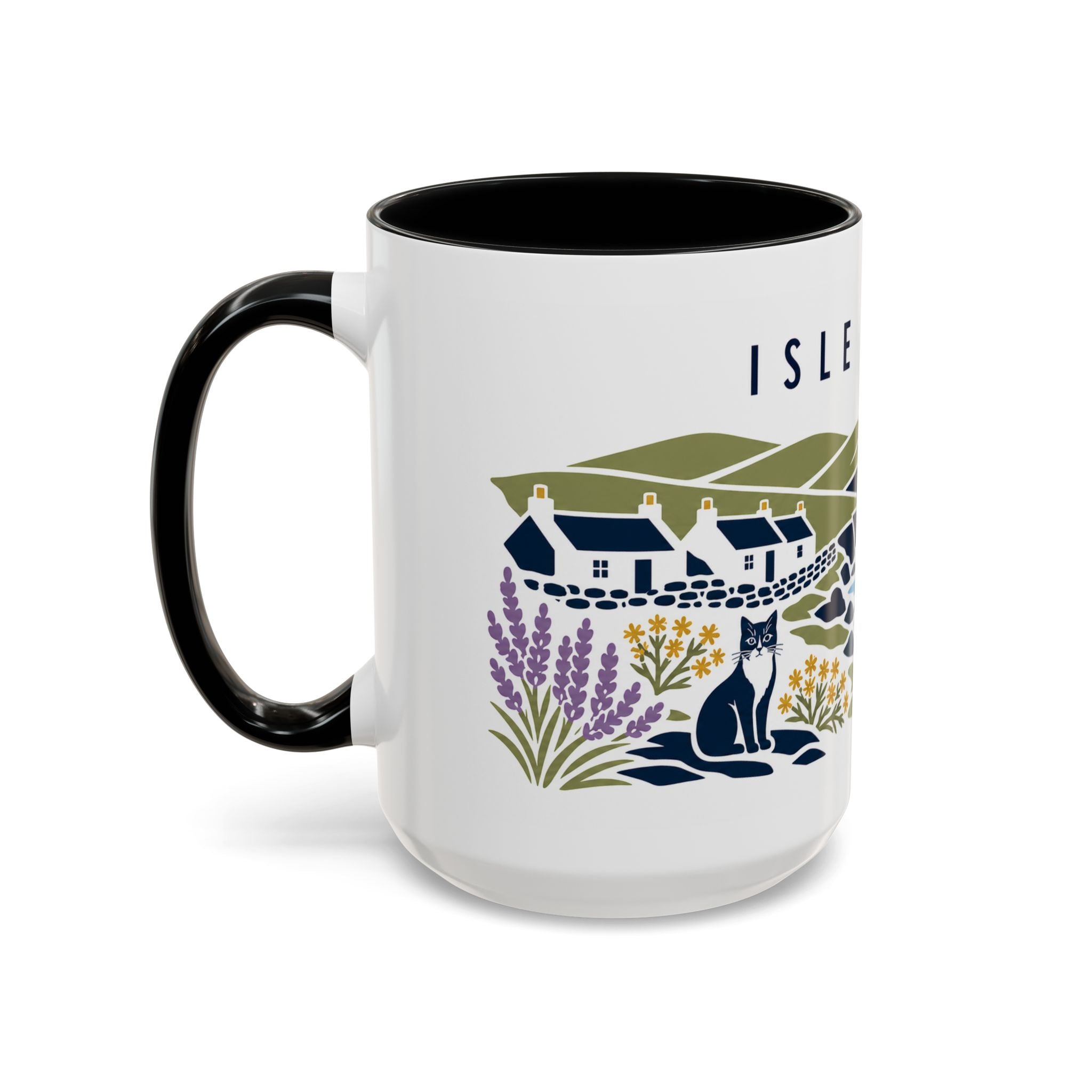 Isle of Man Coffee Mug | Travel Souvenir Accent Mug | Country Gift Ceramic Cup 11oz 15oz
