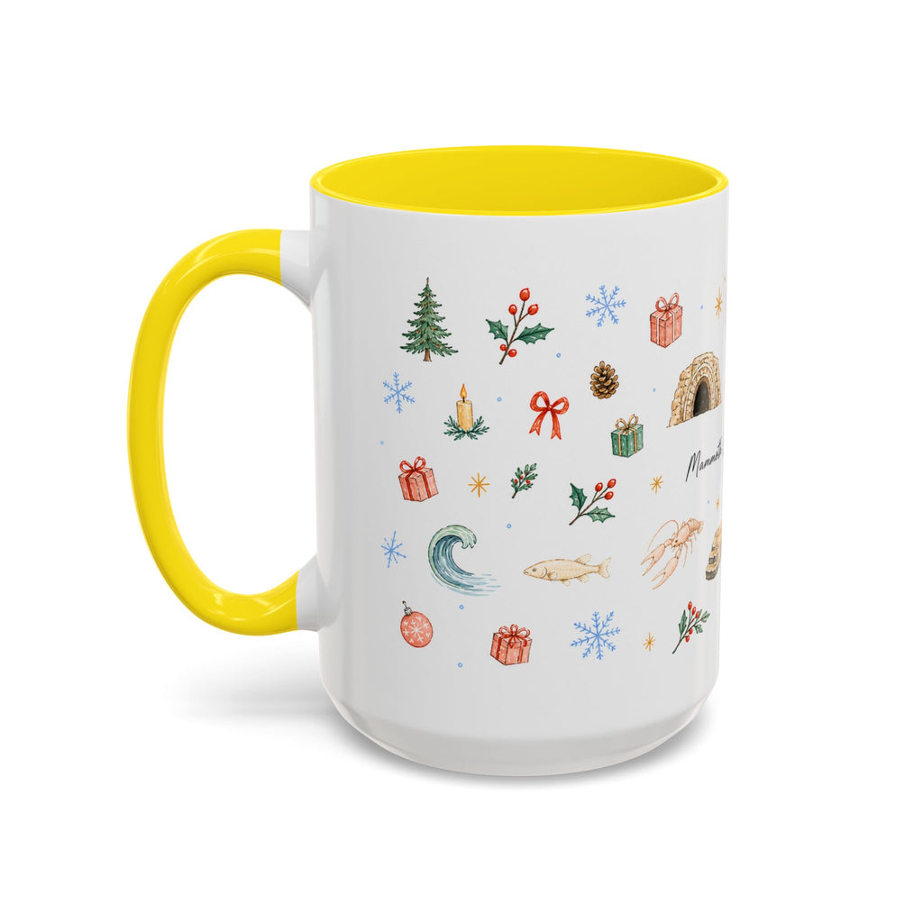 Mammoth Cave National Park Christmas Mug | Watercolor Travel Souvenir | Holiday Gift | Accent Ceramic Coffee Cup 11oz 15oz