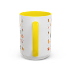 Thanksgiving Mug | Watercolor Autumn Harvest Gift | Pumpkin Leaf Accent Coffee Cup 11oz 15oz