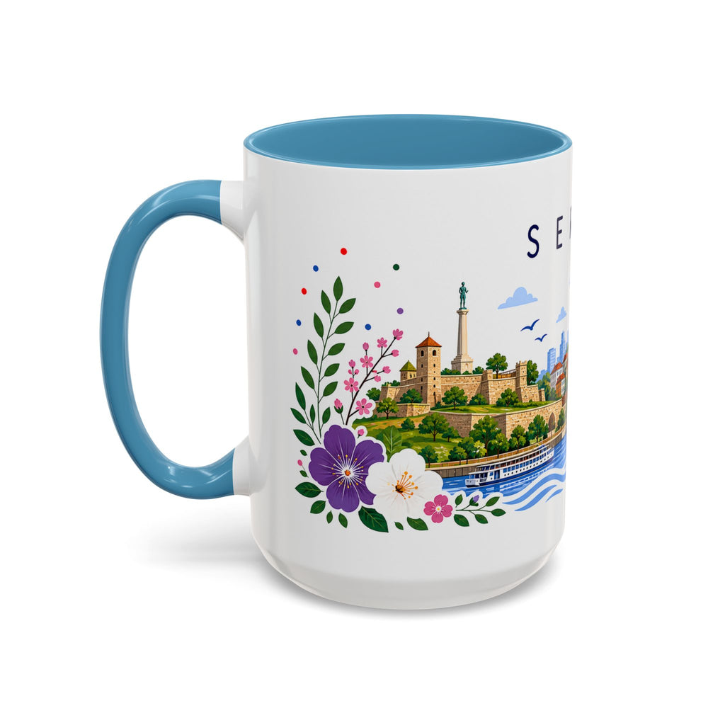 Serbia Coffee Mug | Travel Souvenir Accent Mug | Place Gift Ceramic Cup 11oz 15oz