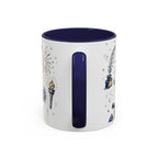 America 250 Coffee Mug | 1776-2026 Patriotic 4th of July Gift | Accent Color Ceramic 11oz 15oz